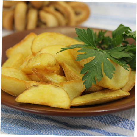КАРТОФЕЛЬ ФРИ ПО-ДЕРЕВЕНСКИ