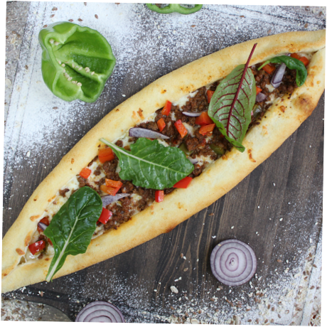 ТУРЕЦКАЯ ПИЦЦА С МЯСОМ